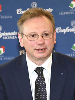 Agostino Bonomo, presidente di Confartigianato Vicenza