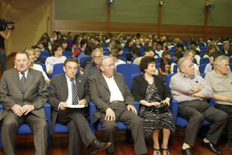 Il pubblico presente a una premiazione