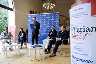 Il talk show durante ArtigianFest