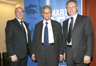 Pietro Francesco De Lotto, Amartya Sen e Agostino Bonomo