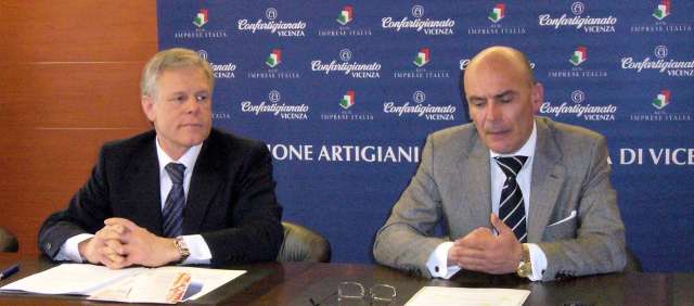 Virginio Piva, vice presidente, e Pietro De Lotto, direttore generale di Confartigianato Vicenza