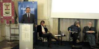 Il presidente di Confartigianato Vicenza, Agostino Bonomo, durante il suo intervento