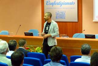 Sebastiano Zanolli durante il suo intervento