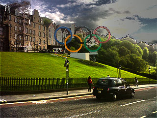 Anelli olimpici Edimburgo