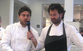 Riccardo Antoniolo e Carlo Cracco