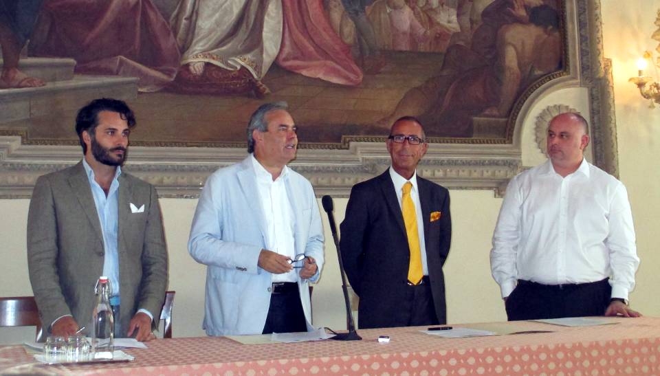 Davide Fiore, Achille Variati, Valter Casarotto e Christian Malinverni