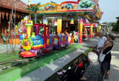 Il luna park della Festa dei Oto