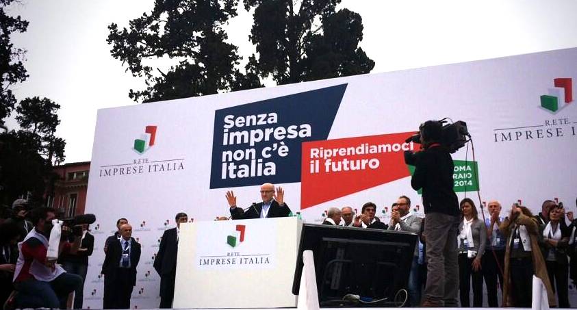 Il presidente Confartigianato Giorgio Merletti conclude la manifestazione
