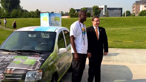 Yaya Touré e Achim Steiner Yaya Touré e Achim Steiner