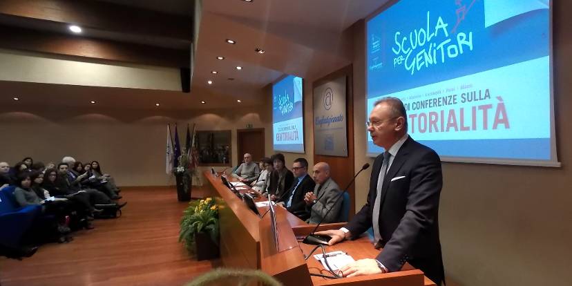 Agosino Bonomo all'inaugurazione della Scuola Genitori 2015 Agosino Bonomo all'inaugurazione della Scuola Genitori 2015