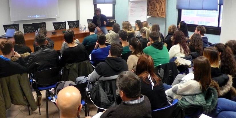 Un momento dell'incontro al Remondini