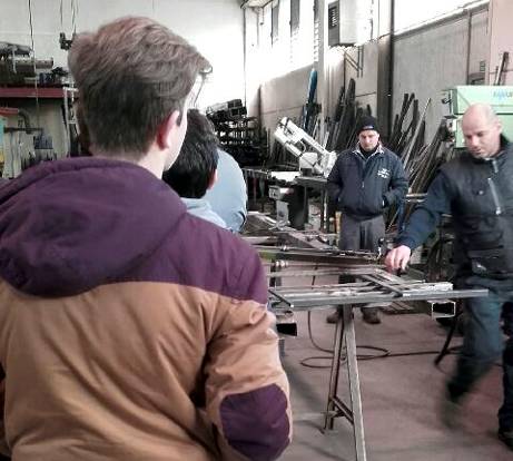 Gli studenti in azienda