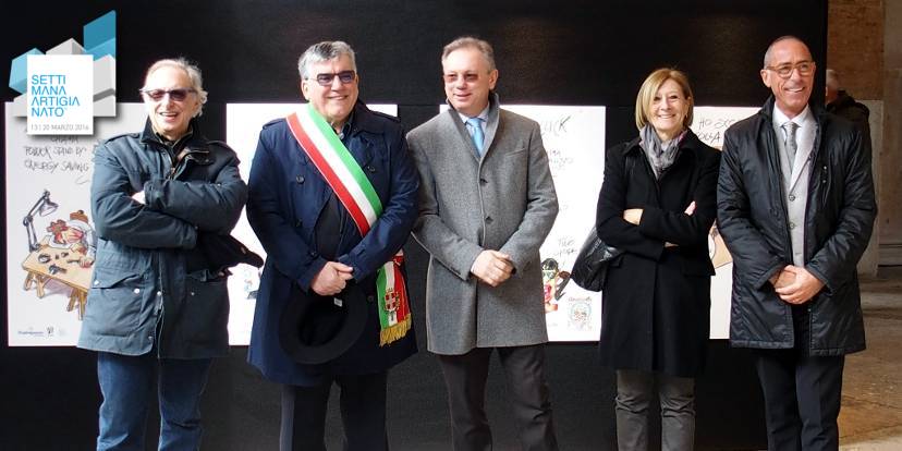 Antonio Stefani, Federico Formisano, Agostino Bonomo, Luisa Porro e Valter Casarotto