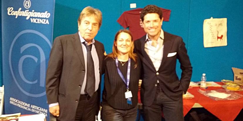 Elisa Gambarato con Fabrizio Del Noce e Matteo Marzotto