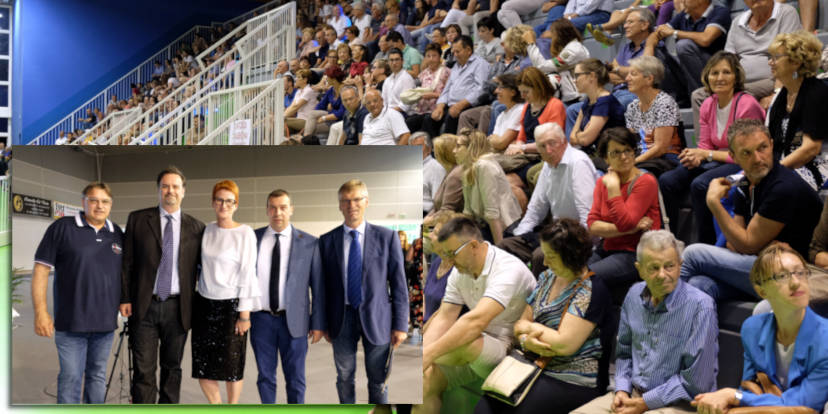 Palasport di Brendola affollato per l'incontro con i candidati sindaci Palasport di Brendola affollato per l'incontro con i candidati sindaci