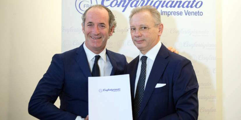 Luca Zaia e Agostino Bonomo Luca Zaia e Agostino Bonomo