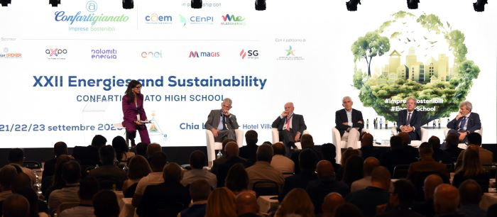 Una sessione della 22ª Energies and Sustainability Confartigianato High School a Chia