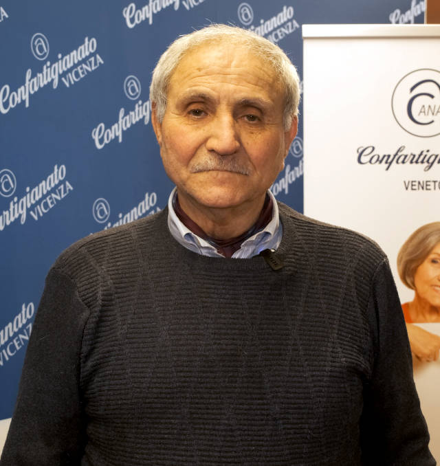 Severino Pellizzari, presidente di ANAP Confartigianato Persone Veneto e Vicenza