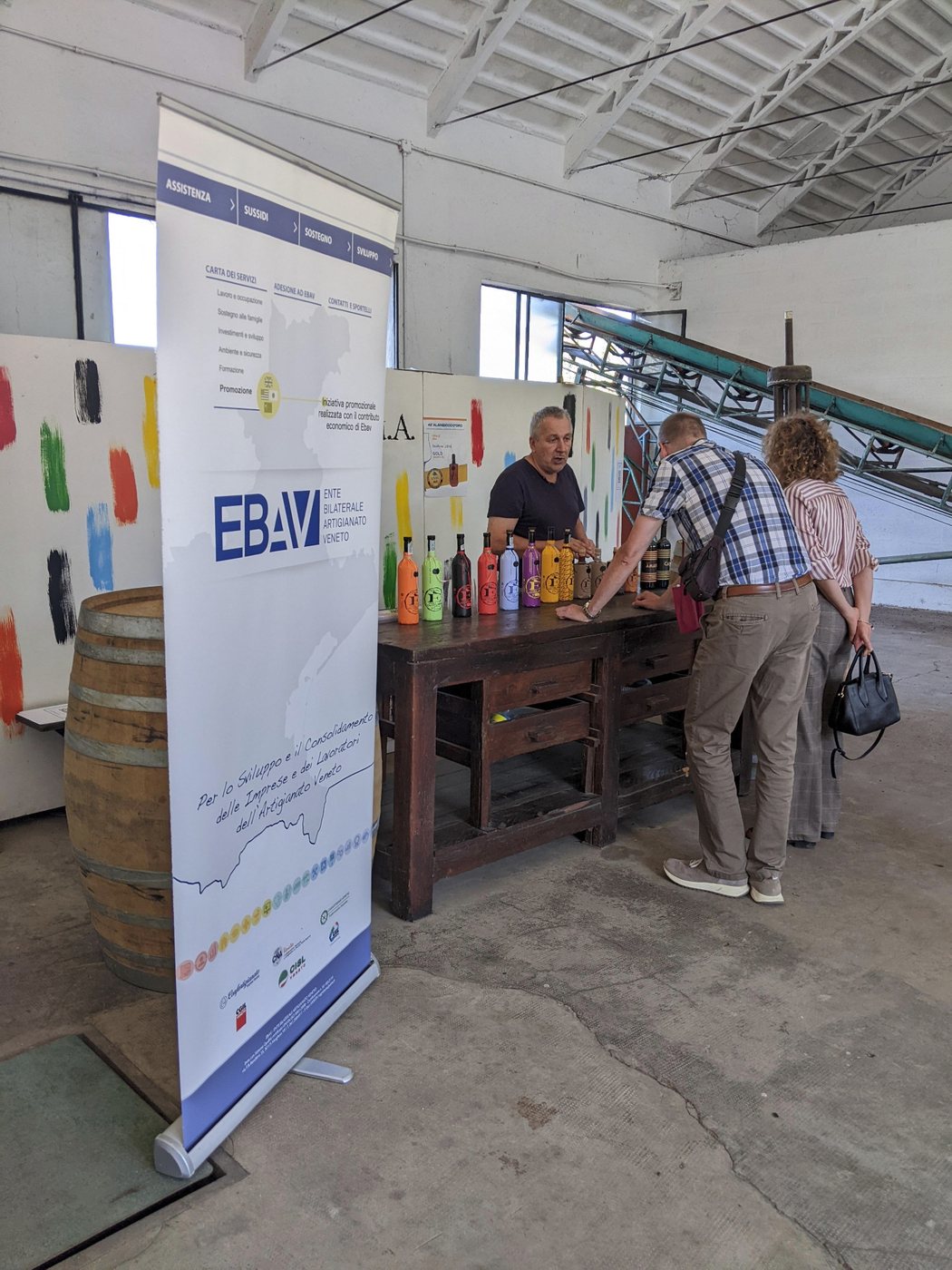 Area di degustazione durante Distillerie Aperte 2026