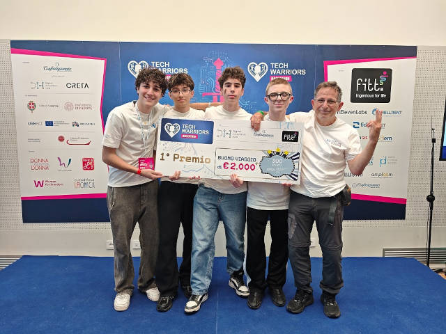 Squadra NoAge, vincitrice del primo premio Digital Tech Warriors